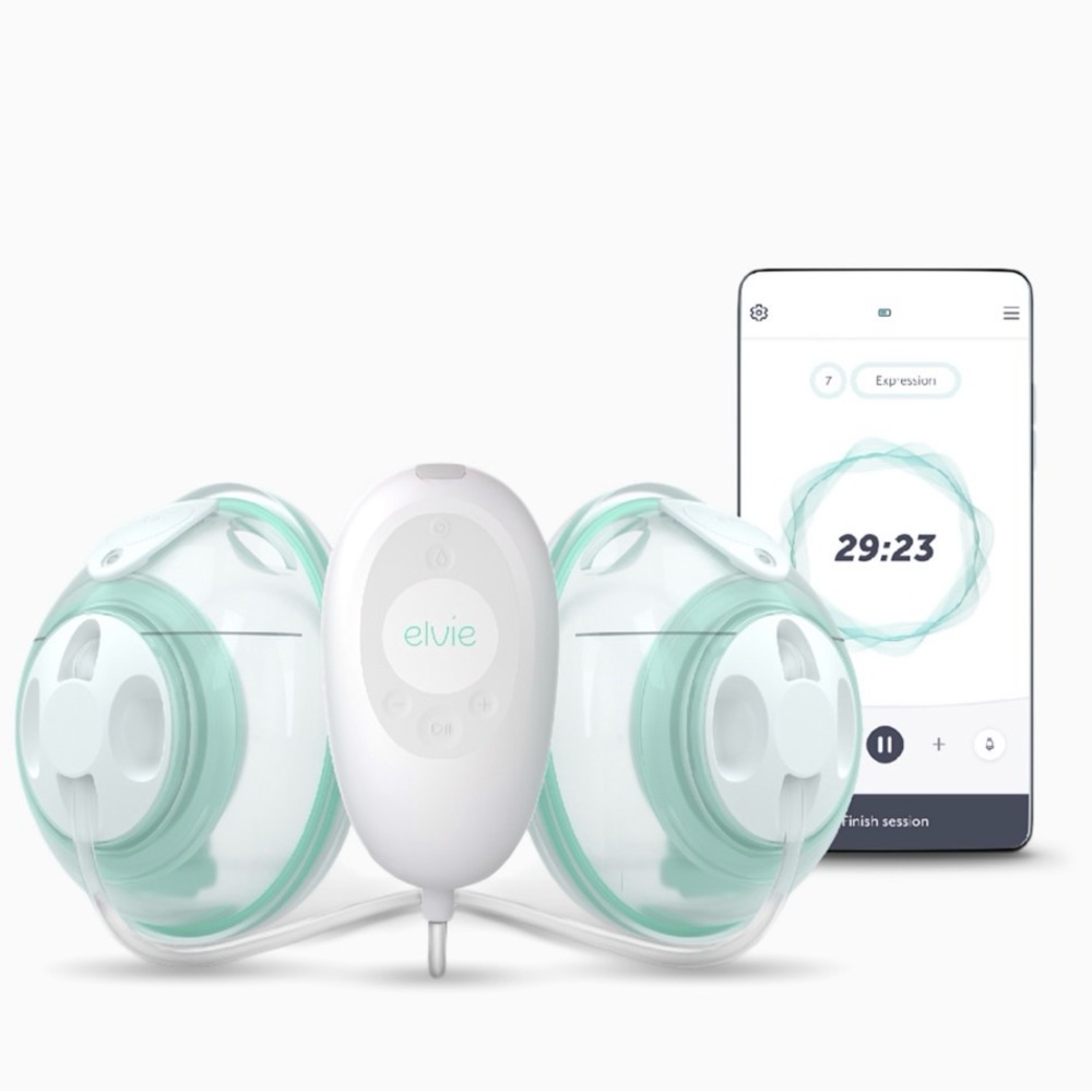 Elvie Stride Hands-Free Breast Pump with app capability